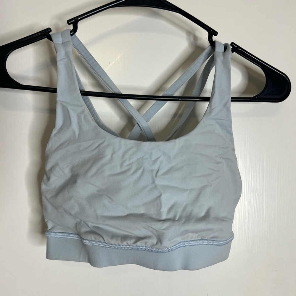Powder blue energy bra